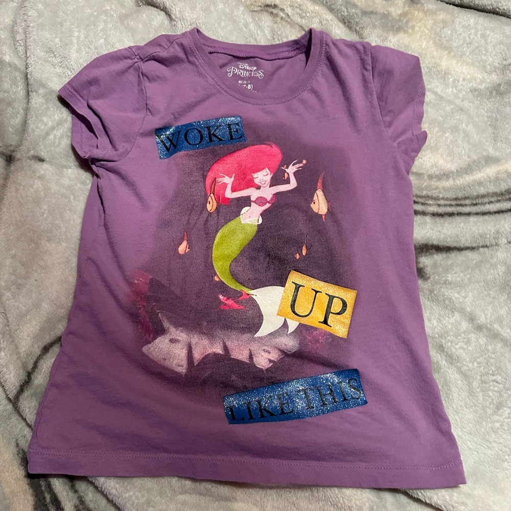 Girls Ariel shirt.